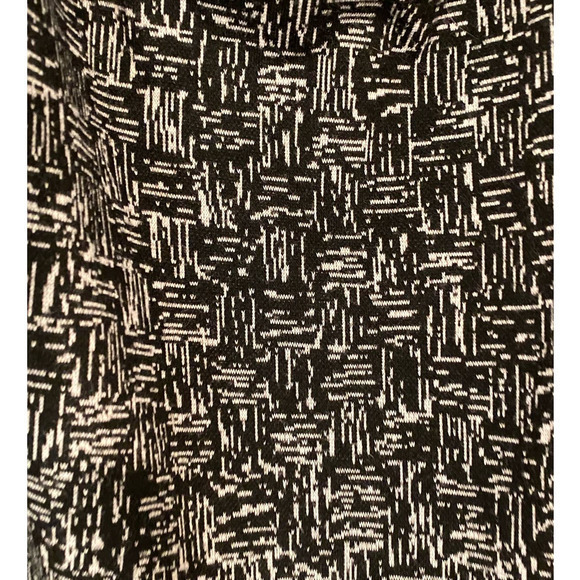 Lane Bryant Black White Short Sleave Sheath Dress Slouchy Neck Easy‎ Care 14 16 - Picture 3 of 7